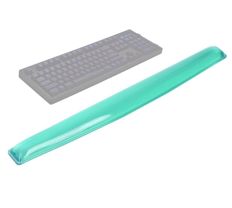 ABRONDA Gel Keyboard Wrist Rest Pad - Gel Keyboard Wrist Rest Pad | Wrist Rest Support for Office Gaming Computer Laptop Ergonomic Comfortable Pain Relief- Green - Image 1